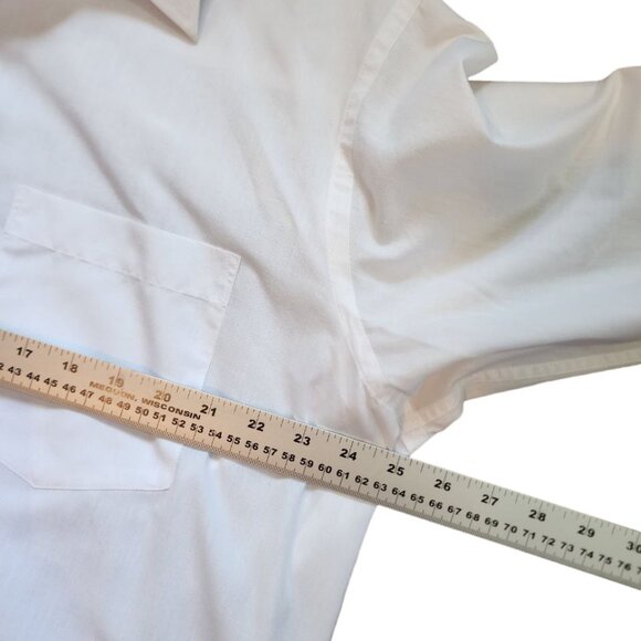 Protocol Shirt Men's Size 16.5 (36-37) White Long Sleeve Tall Fit Button Down - Picture 15 of 16